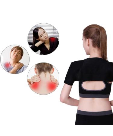 Adjustable Shoulder Brace for Men and Women - Double Shoulder Support Compression Sleeve for Rotator Cuff - Self-heating Posture Corrector & Warmer XL - Buy Online on GoSupps.com