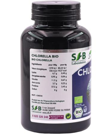SFB Laboratoires - Chlorella Bio - Renforce le Syst me Immunitaire - Favorise la D toxication - Am liore la Digestion - R duit l'Inflammation - 500 comprim s - Buy Online on GoSupps.com