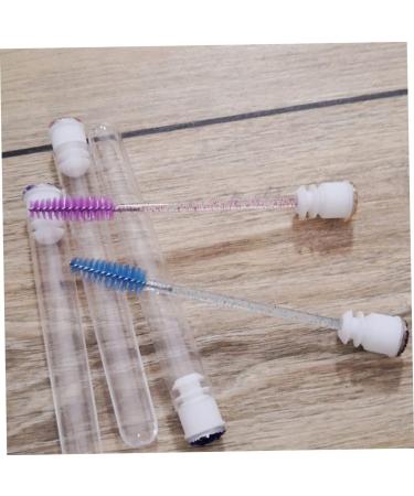 FOMIYES False Lashes 10pcs Hollow with Drill Transparent Mascara Lash Mascara Eyelash oil Clear Mascara Tube 11x1.2cm Random Color - Buy Online on GoSupps.com