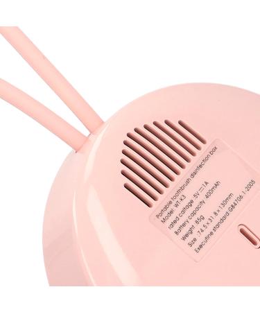 Portable Mini Toothbrush Cleaning Case - Silicone Band USB Charger Lightweight ABS - Pink - Buy Online on GoSupps.com
