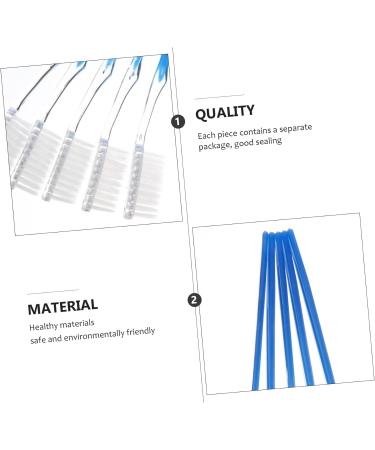 Minkissy Disposable Toothbrush 60 STK - Hygienic Micro-Tip Toothbrush for Sensitive Gums | Bulk Hotel & Toddler Use - Buy Online on GoSupps.com