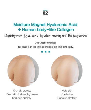 VILLAGE11FACTORY AHA 12% Body Lotion with Glycolic Acid and Hyaluronic Acid - 10.6 Oz, Unscented & Paraben Free - Buy Online on GoSupps.com