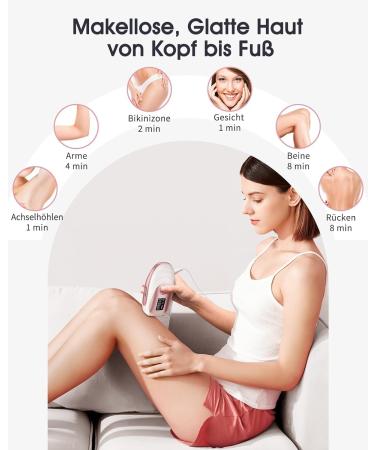 ZKMAGIC IPL Hair Removal Device - 999 900 Pulses 5 Energy Levels Cooling Function | Pain-Free Laser Hair Removal for Women & Men - Face Armpits Legs & Body (Gold) - Buy Online on GoSupps.com