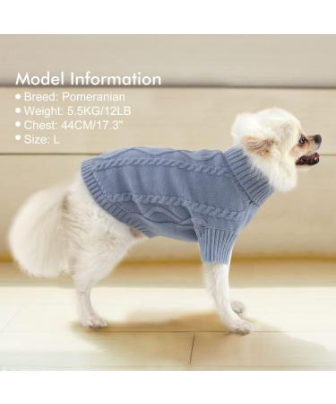 Warm Wool Pet Sweater for Small & Medium Dogs | Stylish Knitted Dog Coats & Vests - Winter Clothing for Chihuahuas Bulldogs & More - Buy Online on GoSupps.com