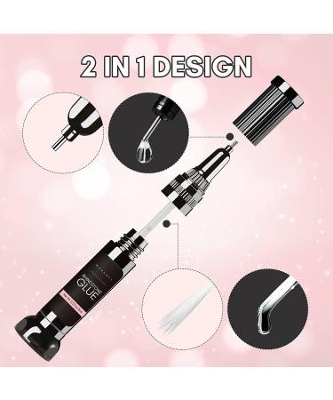 Makartt Updated Nail Rhinestone Glue Gel with Brush&Pen tip 2pcs Clear Nail Glue Precision Pen Super Strong Adhesive Nail Art Glue Gel for Nail Decorations For Tiny Nail Rhinestones - Buy Online on GoSupps.com
