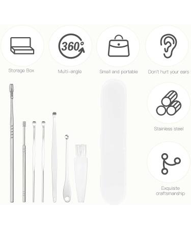 MJIYA Ear Pick Earwax Removal Kit - 7P-Short2 - with Storage Box | Ear Cleansing Tool Set for Effective Ear Wax Removal - Buy Online on GoSupps.com