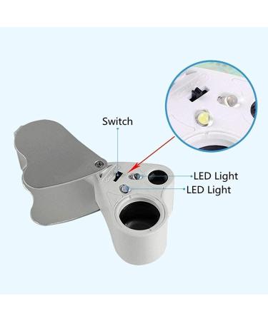 Magnifying Glass and Led Light Source 30X60X Calligraphy and Painting for Reading Crafts Repair Magnifier Lofty Ambition - Buy Online on GoSupps.com