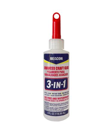 Beacon 3-in-1 Advanced Crafting Glue, 4-Ounce, 1-Pack - Buy Online on GoSupps.com