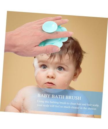 Silicone Shampoo Brush Set - Infant Shower & Hair Washing Brush for Babies | Scalp Massager & Bathing Washer - Buy Online on GoSupps.com