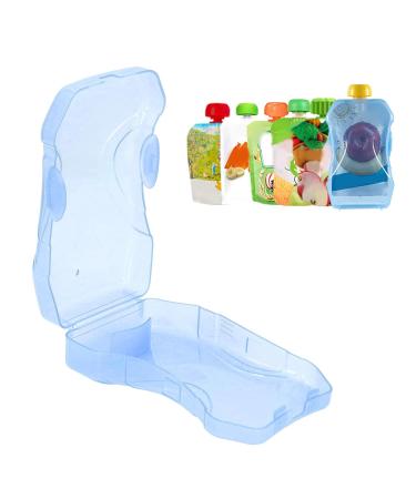 Original Squeeze-Proof Food Bag Holder for Toddlers - Blue | International Shipping Available - Buy Online on GoSupps.com