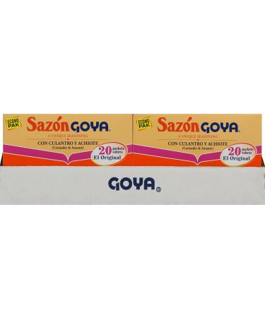 Goya Foods Sazon Seasoning with Coriander & Annatto 3.52 oz (Pack of 18) - Authentic Latin Flavor - Buy Online on GoSupps.com