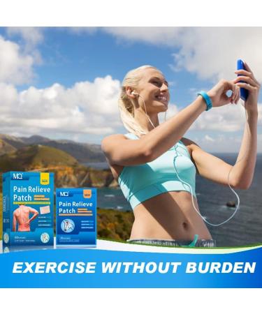 Pain Relief Patch Plaster - 60 Pcs, Long Lasting Effect, Promotes Blood Circulation | For Knee Pain, Backache, Joint & Muscle Pain - Medicated Plaster - Buy Online on GoSupps.com