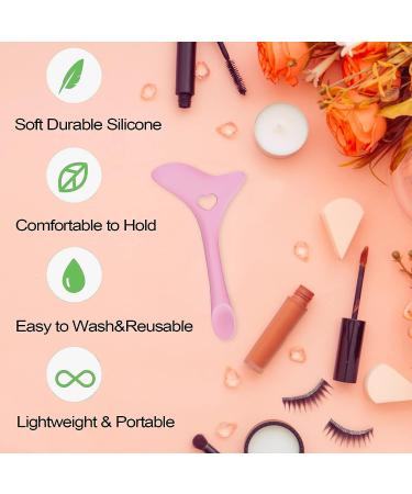2pcs Silicone Eyeliner Stencils: Winged Tip & Eyebrow Pencil | Reusable & Multifunctional Eye Makeup Tool Kit - Pink - Buy Online on GoSupps.com