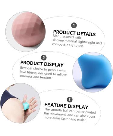 Magiclulu Fascia Ball - 4-in-1 Muscle and Foot Massager Handheld Foam Massage Device for Effective Pain Relief & Fitness - Buy Online on GoSupps.com