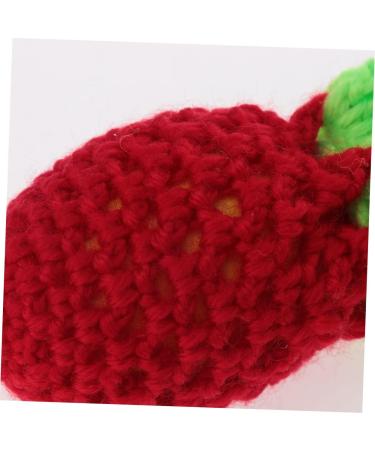 Zerodeko 2pcs Strawberries Fruit Candy Bags Goodie Bags for Kids Egg Bags Mesh Bag Crochet Net Bag Shopping - Buy Online on GoSupps.com