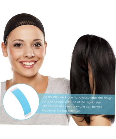 FRCOLOR 23 Sheets Double Sided Wig Film Tape Two Sided Tape Double Side Tape Wig Adhesive Tape Lace Front Support Tape Sweatproof Wig Tape Adhesive Wig Tape Wig Tape Parts Hair - Buy Online on GoSupps.com