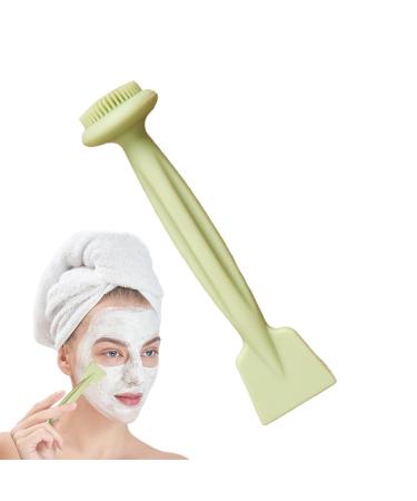 Besreey Facial Cleansing Brush Comfortable Facial Pore Cleansing Brush Double Head Mud Washing Brush For Women Male Skin Care Helper Travel Use