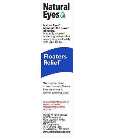 Natural Eyes Floaters Relief Eye Drops - 10ml - Buy Online on GoSupps.com