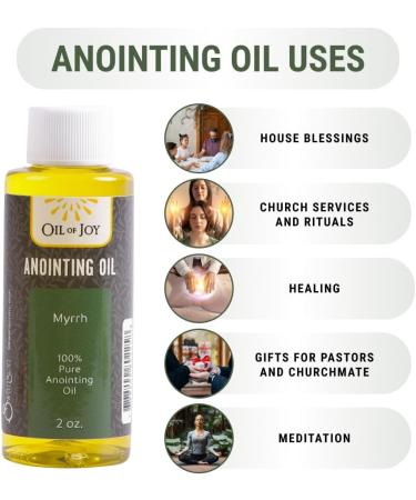 100% Pure Myrrh Anointing Oil 2oz | Ideal for Prayer Church Services & Ceremonies | International Shipping Available - Buy Online on GoSupps.com
