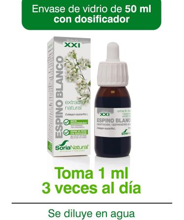 Soria Natural Espino Blanco Extracto 50ml - Cuida Tu Sistema Cardiovascular y Apoya la Circulaci n Sangu nea - Extracto Natural - Buy Online on GoSupps.com