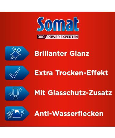 Somat Dishwasher Care Set - Rinse Aid 750ml & Special Salt 1.2kg | International Shipping - Buy Online on GoSupps.com
