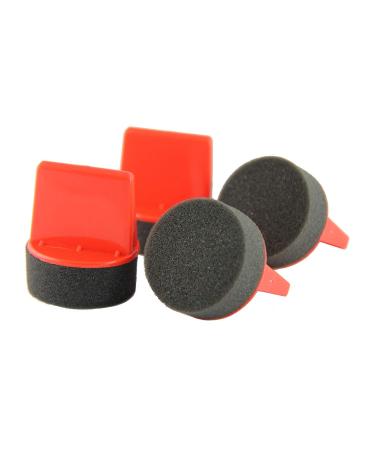 Leather Hero Pack of 4 Foam Dauber - Shoe Polish Applicator Brush - Shoe Polish Sponge for Shoe Shining & Polishing