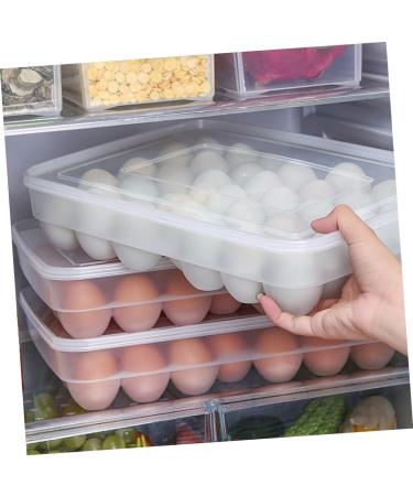 Generic Deviled Egg Holder Tray Refrigerator Household Storage Container Plastic Case Compartment Fridge Egg Holder Stackable - Buy Online on GoSupps.com