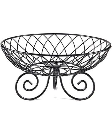 Fruit Wire Basket Metal Geometric Fruits and Vegetables Bowl Kitchen Storage Desktop Display Fashion Stylish Geometric Design Tableware Dishware Serving Pieces - Buy Online on GoSupps.com