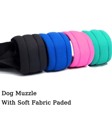 ILEPARK Adjustable Fabric Dog Muzzle - Stop Biting Barking & Chewing - Breathable & Comfortable (Large Black) - International Shipping Available - Buy Online on GoSupps.com