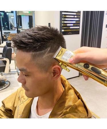 Buy Professional Gold Hair Clipper | Adjustable Fading & Blending Men s Hair Trimmer for Beard & Hair Cutting Tools International Shipping Available - Buy Online on GoSupps.com