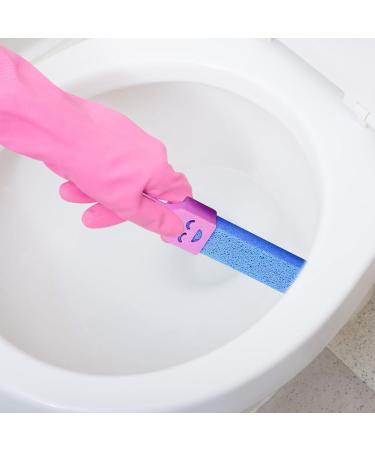 Pumice Stick for Toilet Cleaning | Safe Harmless Scouring Stick Stain Removal Pumice Stone | Household Cleaning Accessories Toilet Bowl Cleaner Comfortable Grip for Toilet Lambo - Buy Online on GoSupps.com
