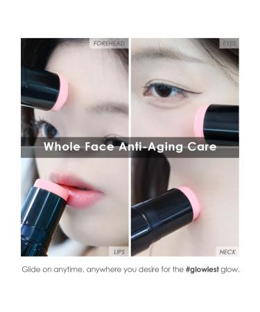 Dream Glow Serum Stick - RICE + HYALURONIC ACID | Daily Hydrating Booster for Face Lips Eyes Neck & Body | Concentrated Korean Skincare Treatment - 0.37 oz - Buy Online on GoSupps.com