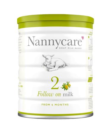NANNYCARE Goats Milk Follow On Milk Stage 2 (6-12 months) Follow On Milk made from full cream goat milk. Nutritionally tailored Nanny care goat milk powder with Vitamin D - 900g 900 g (Pack of 1)