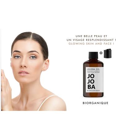 Organic Jojoba Oil 100% Pure & Natural - Cold Pressed 50ml for Skin Hair & Makeup Removal - Buy Online on GoSupps.com