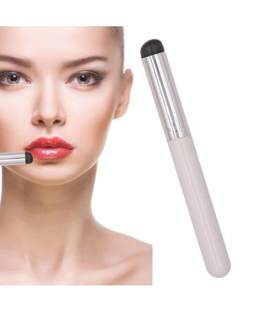 2 Silicone Lip Makeup Brushes - Lip Glaze Makeup Brush Reusable Lipstick Applicator | High Elastic Round Head Makeup Brushes Lip Portable Makeup Accessories