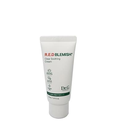 Dr.G RED Blemish Clear Soothing Cream 30ml - Moisturizing Recovery Cream for Sensitive Acne-Prone Skin Cica Soothing Moisturizer Korean Skin Care Korean Skincare Kbeauty K Beauty Korean Beauty