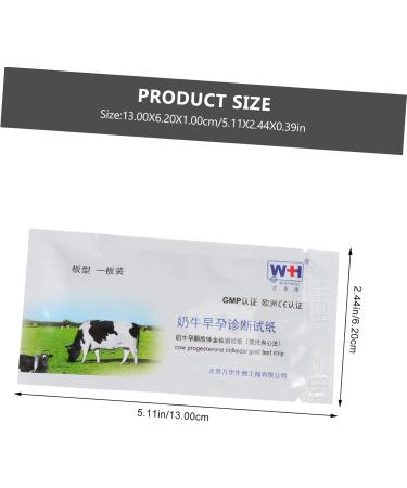 Mobestech Cow Pregnancy Test Strips - 2 Pack High Precision Colloidal Test Paper for Pregnant Animals - Accurate Cow Pregnancy Tester - Buy Online on GoSupps.com