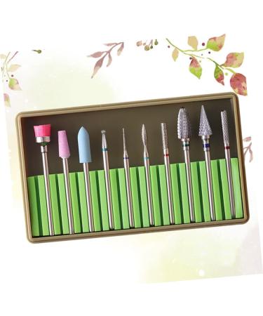 minkissy 2 Sets Cuticle Drill Bits Diamond Nail Bit Gel Nails Bit Tungsten Carbide Nail Drill Nail File Bits Nail File Electric Nail Art Supplies Electric Nail Filer Sand Tools Manicure - Buy Online on GoSupps.com