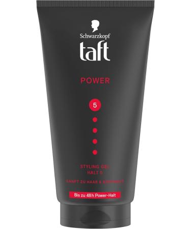 handle Schwarzkopf TAFT Gel Power 6 x 150 ml hair gel for up to 48 hours of strong hold gentle on hair and scalp vegan gel - Buy Online on GoSupps.com