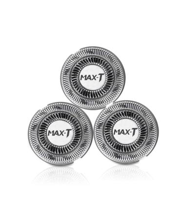 MAX-T Electric Shavers Men Shaver Head Electric Razors Shavers for Men Replacement Shaver Head for ROAMAN/MAX-T Series Shaver Silver