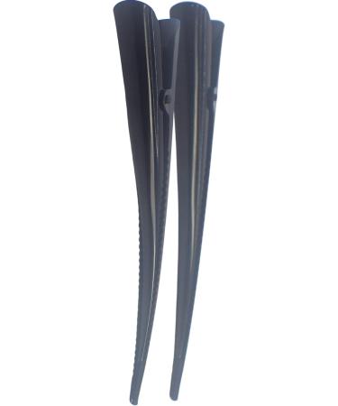 Topkids Accessories 2pc 13cm Hair clips for Women Duckbill/Beak/Concorde design Sectioning Hair Clips Hair Accessories for Women Hair grips Hairdressing clips (Enamel Black) - Buy Online on GoSupps.com