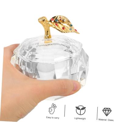FOMIYES Tools Acrylic Nail Supplies Dish for Acrylic Nails Nail Cup Nail Dish Bowl Nail Dish Cup Nail Liquid Holder Round Nail Art Cup Dappen Dish Octagonal Glass Manicure Metal - Buy Online on GoSupps.com