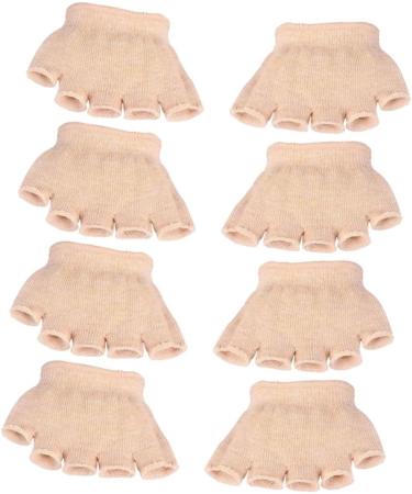 Valiclud Women's Yoga Socks - 4 Pair No Show Toe Socks with Cotton Forefoot Pads | Invisible Fit for Comfort - Buy Online on GoSupps.com