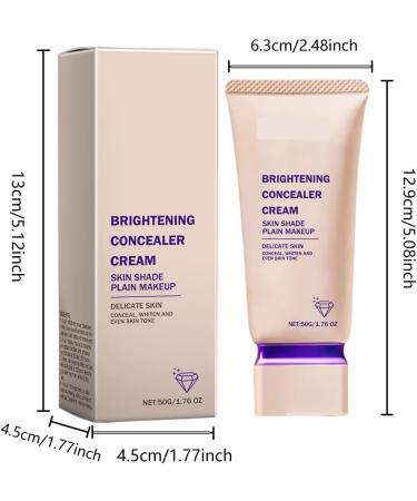 Cr me Anti-cernes claircissante Sans Maquillage Am liore le Teint In gal Couvre Les Imperfections claircissant Instantan Polyvalent Application Facile(2pcs) - Buy Online on GoSupps.com