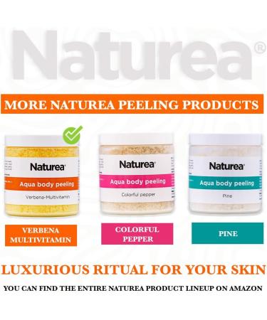Naturea Aqua Body Peeling Verbena Multivitamin - The Magic of Sea Salt and Verbena Freshness Your Skin Deserves - Buy Online on GoSupps.com