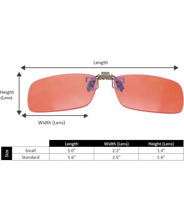Braddell Optics Clip-on Blue Light Reading Glasses - FL-41 Rose & FL-60 Brown for Migraine Relief & Light Sensitivity - International Shipping Available - Buy Online on GoSupps.com