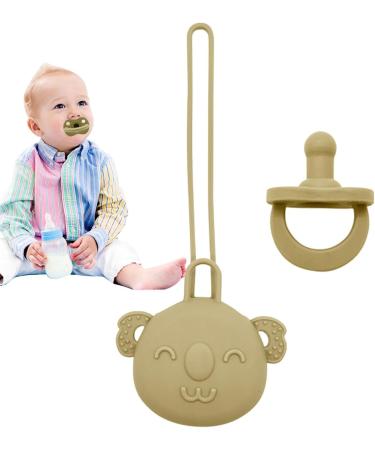 Juzinqu Silicone Pacifier Holder Clip Set for Babies | Baby Accessories for Girls & Boys | Perfect for Picnics Walks Shopping & Camping - Buy Online on GoSupps.com