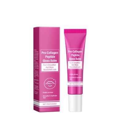 YOENBG Glossy lip balm with pro-collagen peptides Plumping and moisturizing lip care with vitamin E and peptides long-lasting moisturizing lip gloss (1)