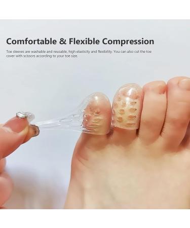 10PCS Small Silicone Toe Caps - Toe Protector for Corns, Blisters, Pain Relief - Buy Online on GoSupps.com