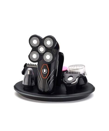 Head Shavers for Bald Men Electric Shavers for Men Cordless Rechargeable Wet Dry 5-in-1 Waterproof Electric Razor Rotary Shaver Grooming Kit with Hair Clippers Beard Trimmer Nose Hair Trimmer